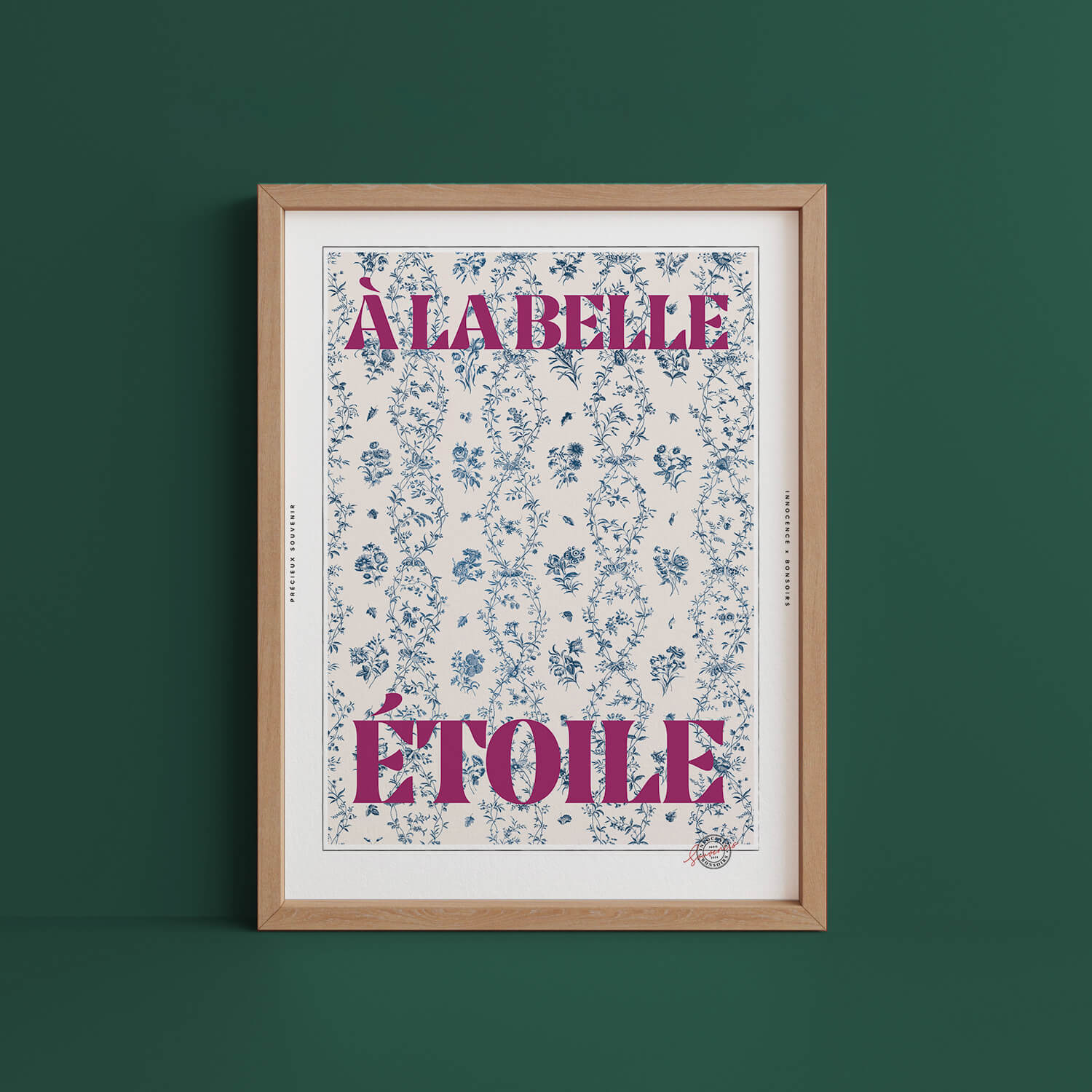 Poster "À la Belle Étoile" (Am schönen Stern)