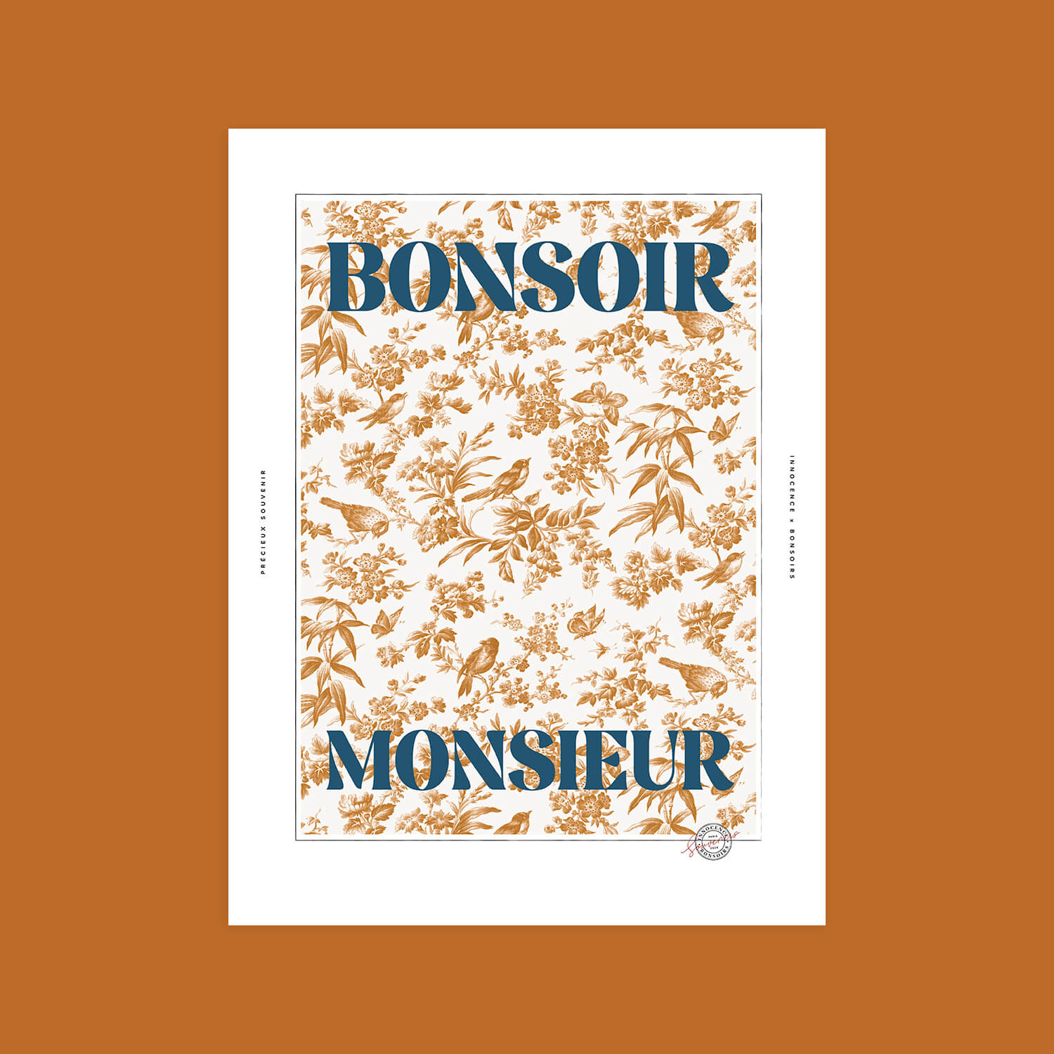 Poster "Bonsoir Monsieur"