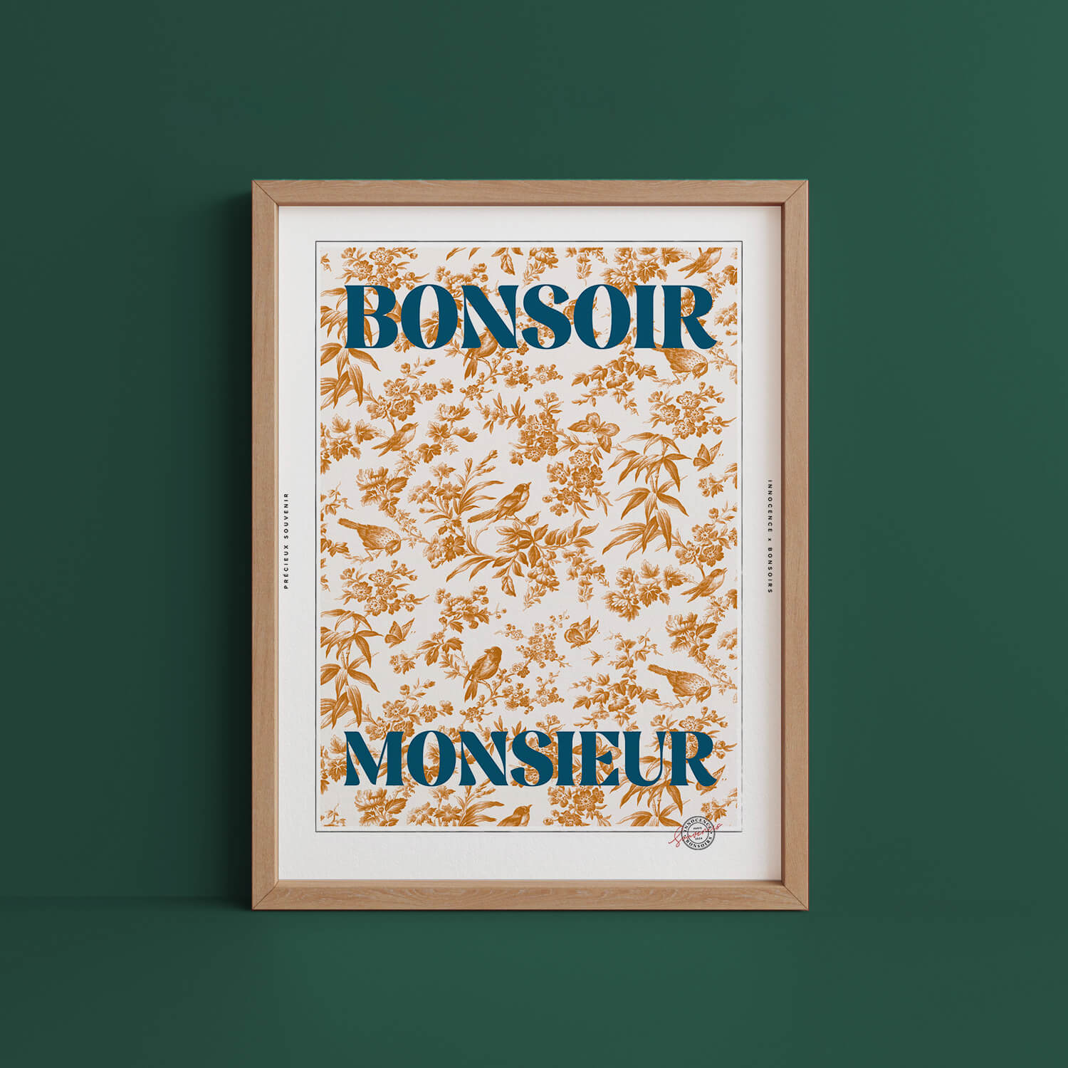 Poster "Bonsoir Monsieur"