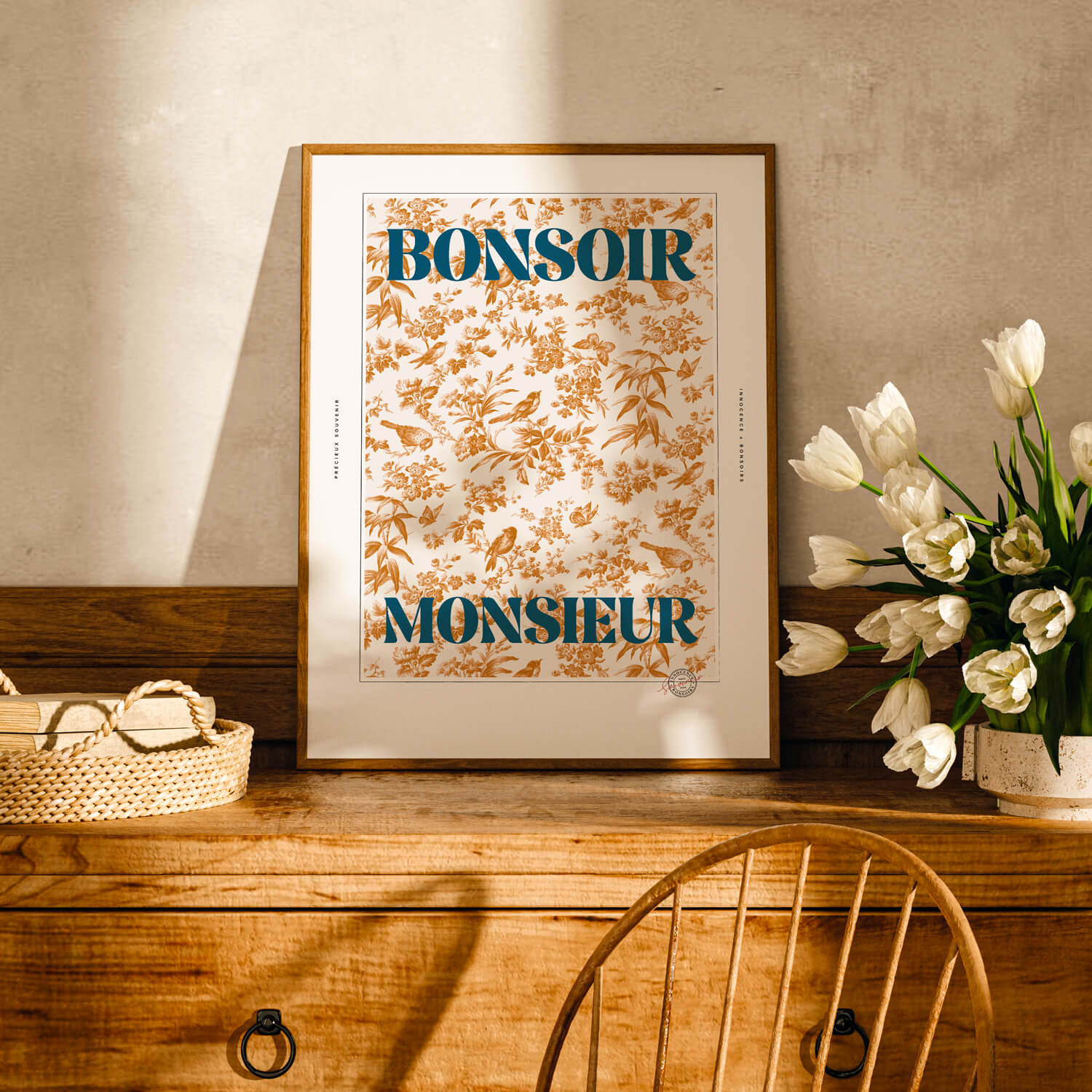 Poster "Bonsoir Monsieur"