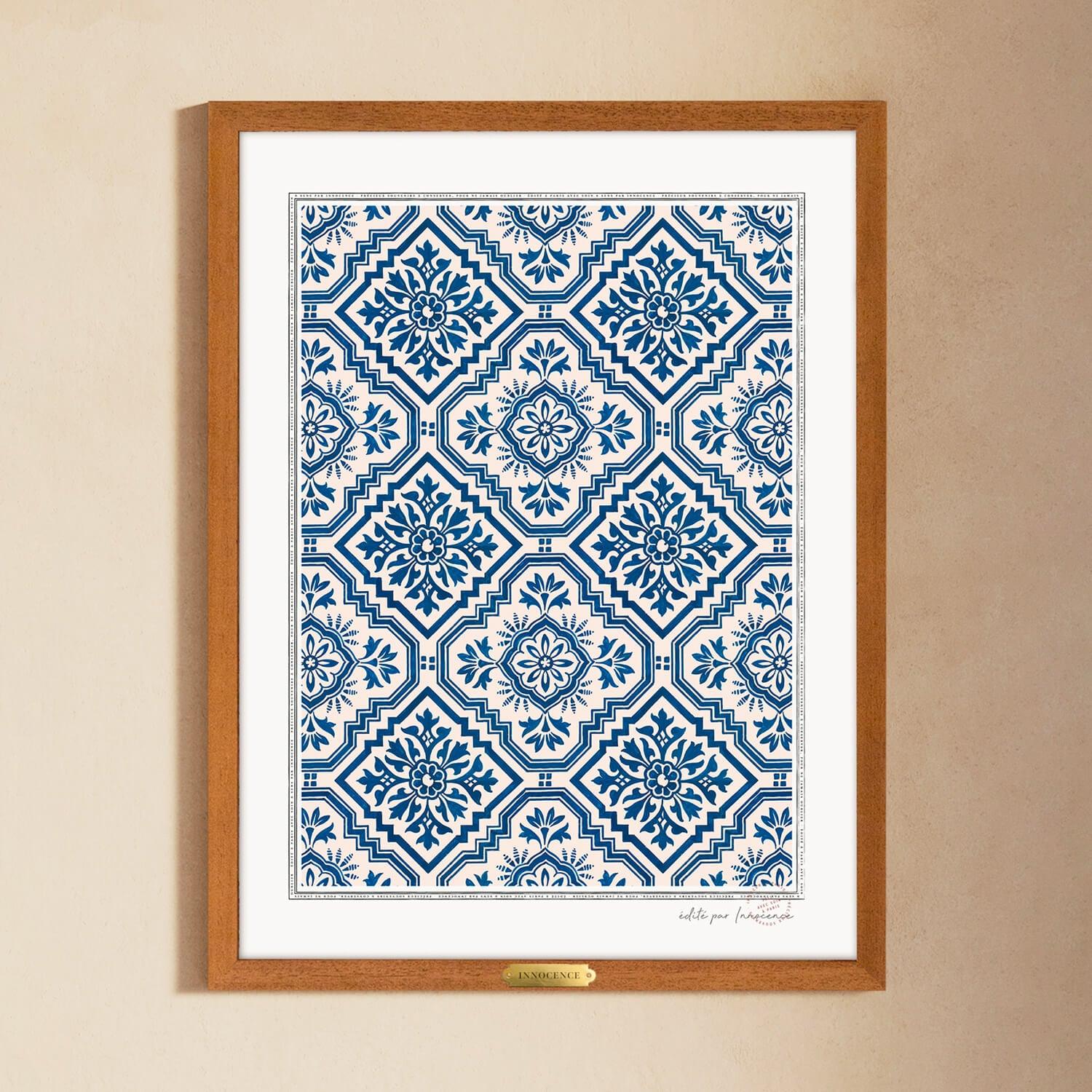 Poster Faience Blue - Innocence