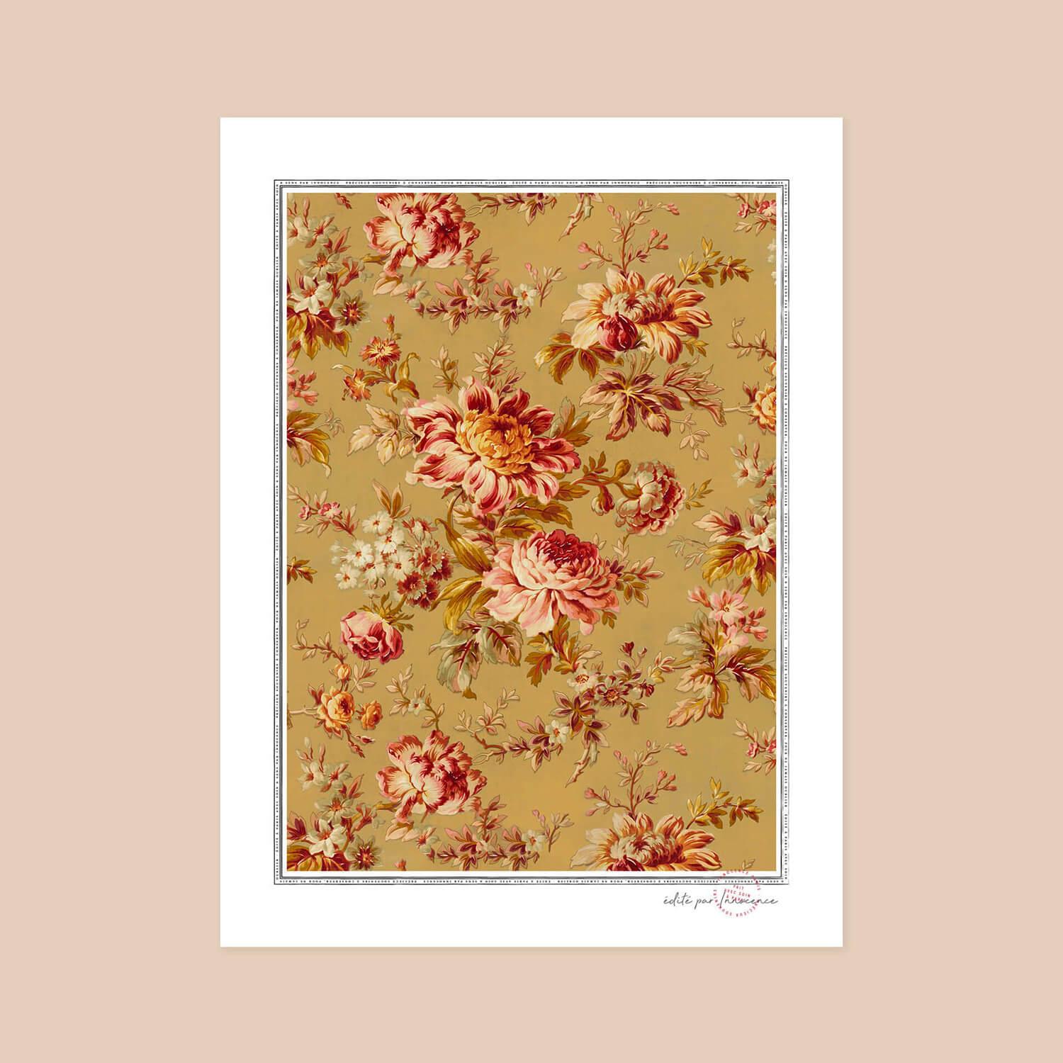 Poster Floral Painting - Innocence